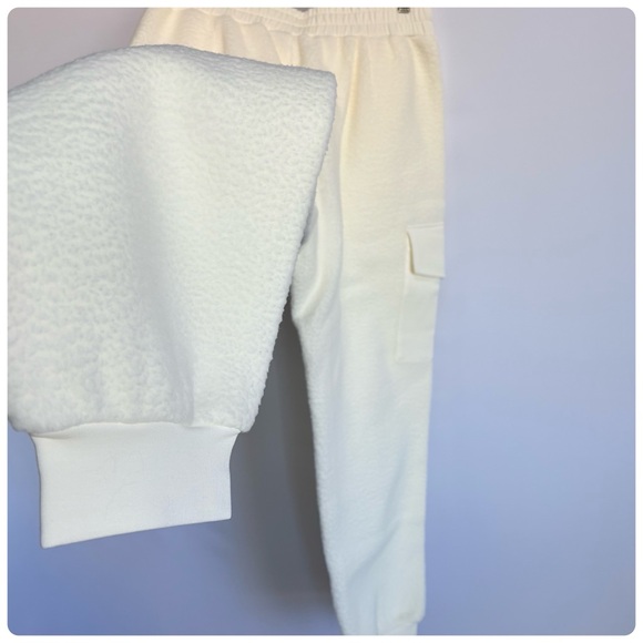 NWT Varley Samson Relaxed Fleece Teddy  Super Soft Pants, L - Picture 9 of 17